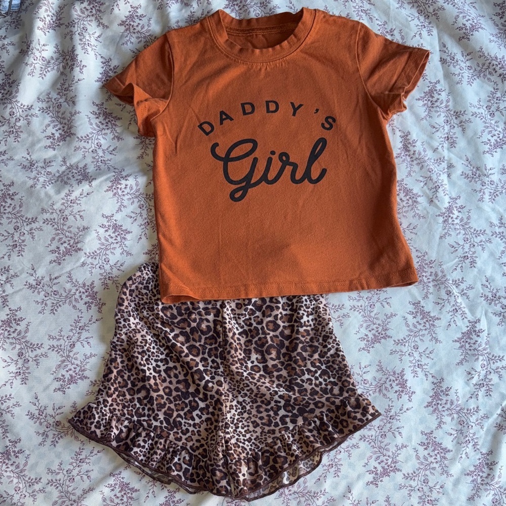 Leopard Print ‘Daddy’s Girl’ Set